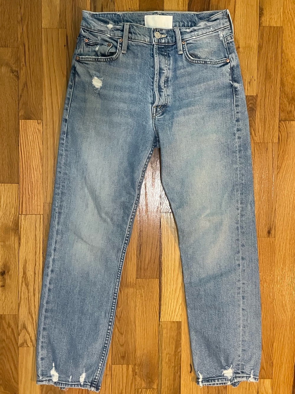 MOTHER Superior The Tomcat True Confession Distressed Jeans 27